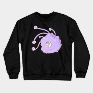 Eye of Beholder (Purple) - Dungeons and Dragons Monster Crewneck Sweatshirt